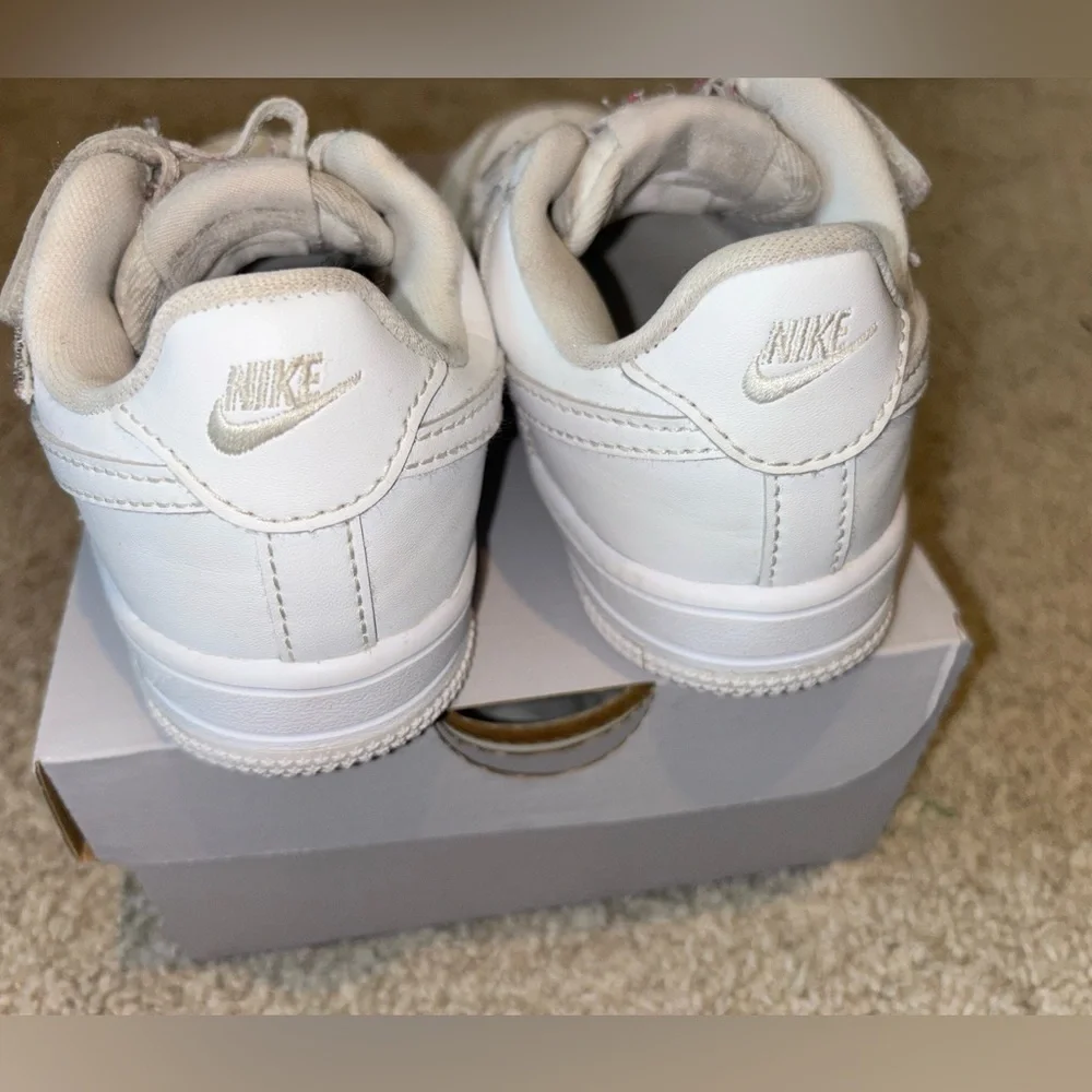 Toddler Force 1 Low EasyOn Kids White Sneakers